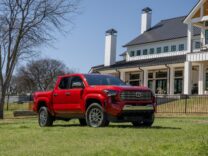 Toyota Tacoma Limited i-FORCE MAX in Supersonic Red