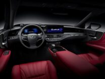 2026 Lexus LS 500 Heritage Edition interior in Rioja Red