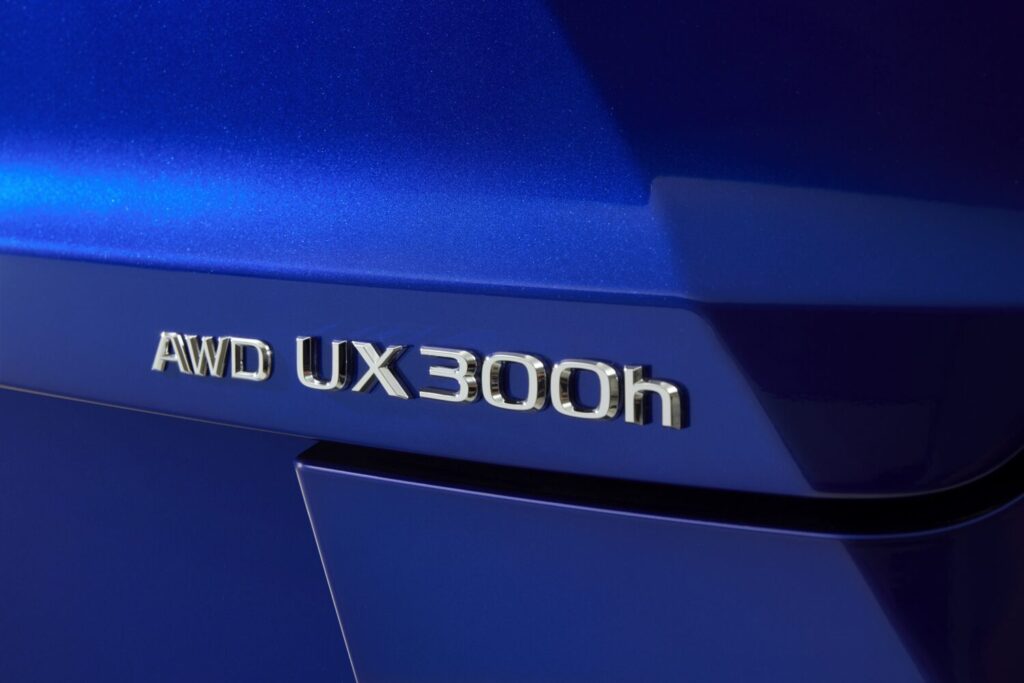2026 Lexus UX 300h AWD badge