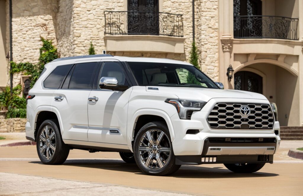 Toyota Sequoia Capstone in Wind Chill Pearl