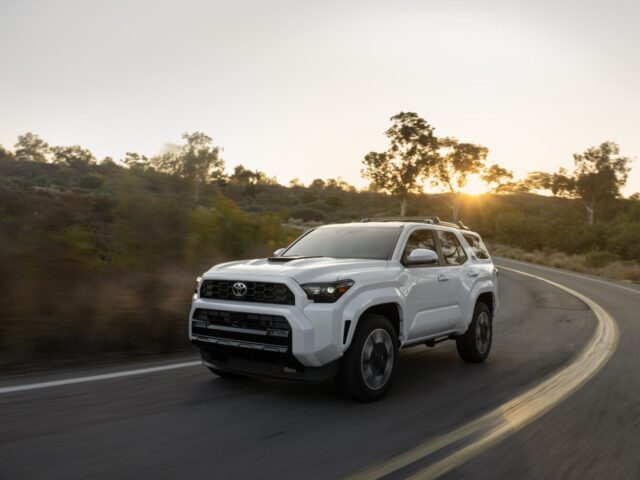 Toyota 4Runner TRD Sport on the road