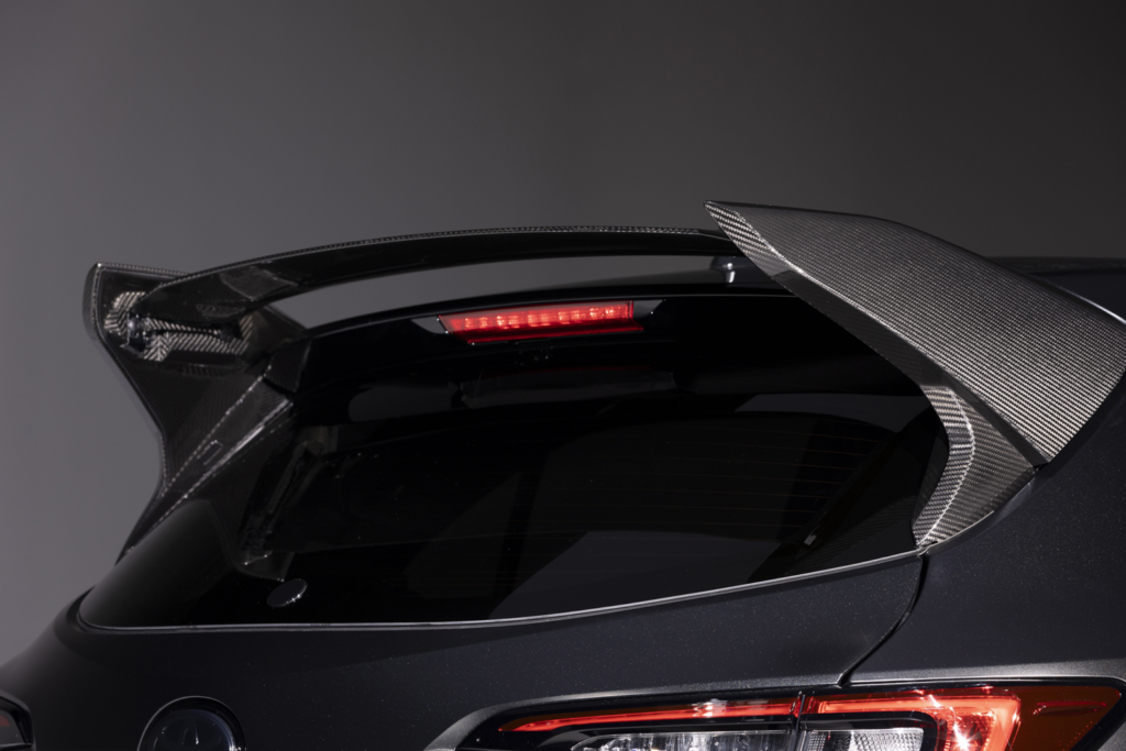 2026 Toyota GRMN Corolla adjustable carbon fiber rear wing