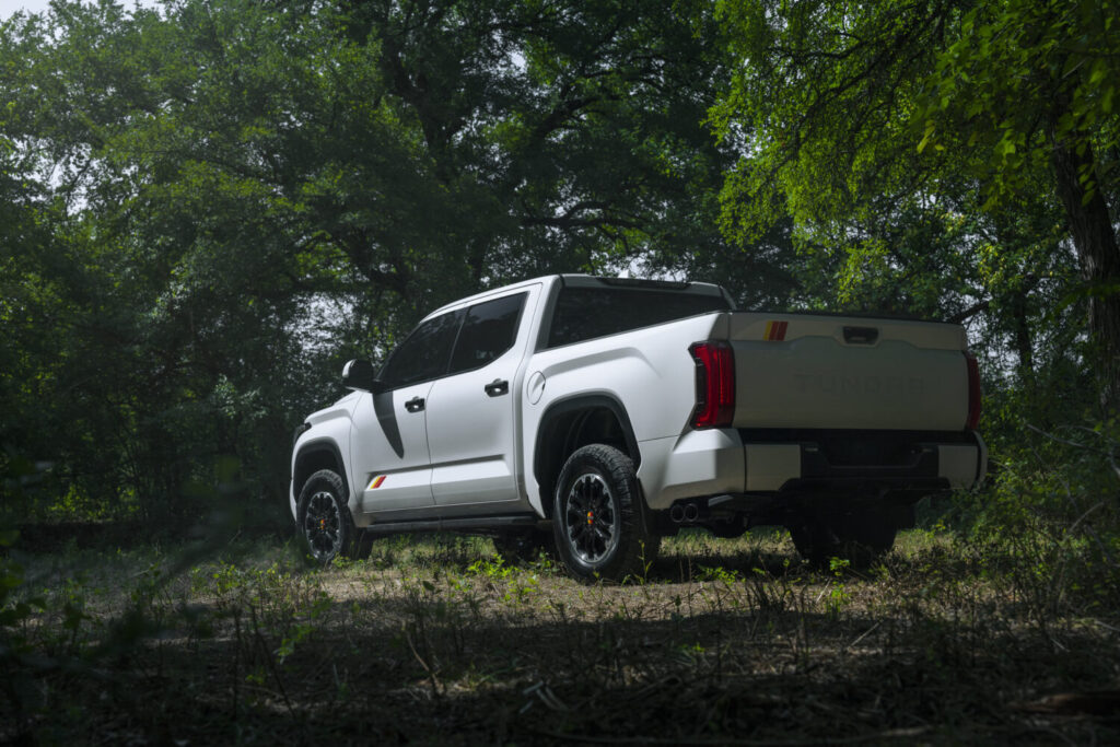 2026 Toyota Tundra with TRD Rally Package, rear view