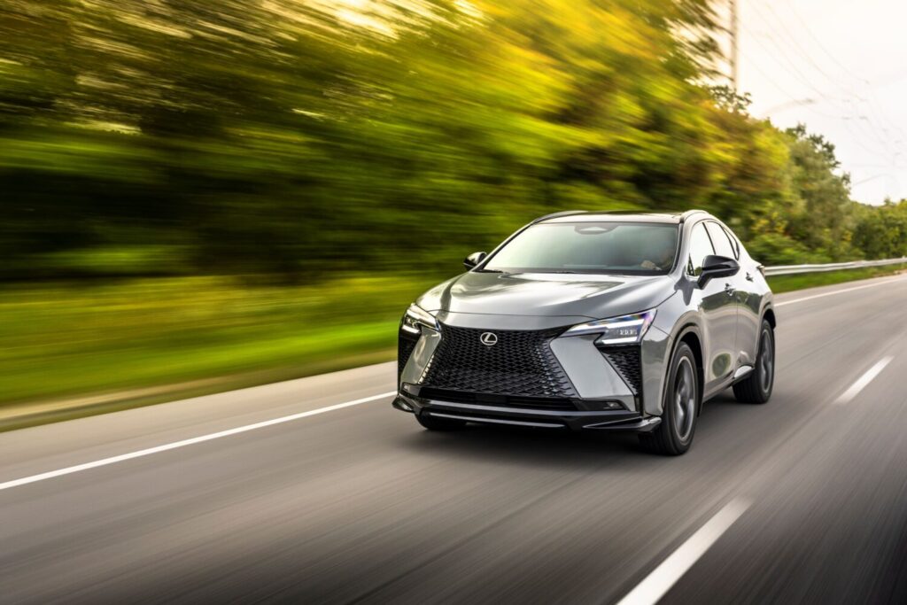 2027 Lexus NX 350h F SPORT driving