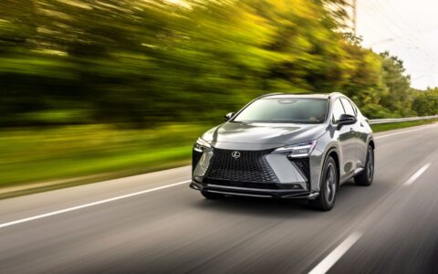 2027 Lexus NX 350h F SPORT driving