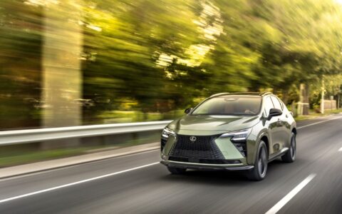 2027 Lexus NX 450h+ Luxury driving