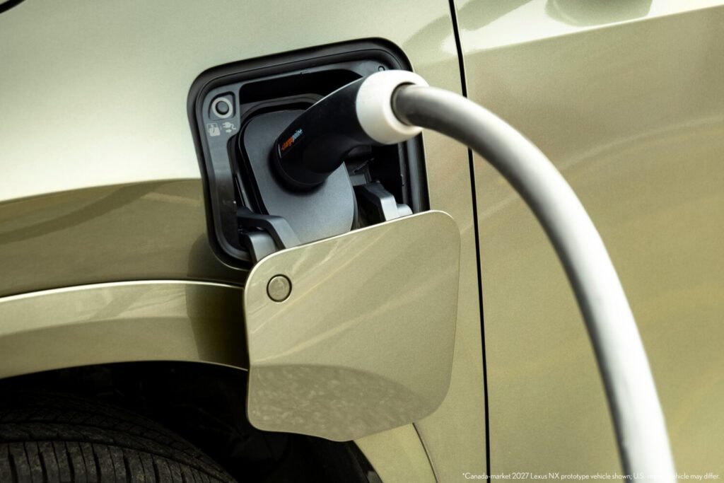 2027 Lexus NX 450h+ charging