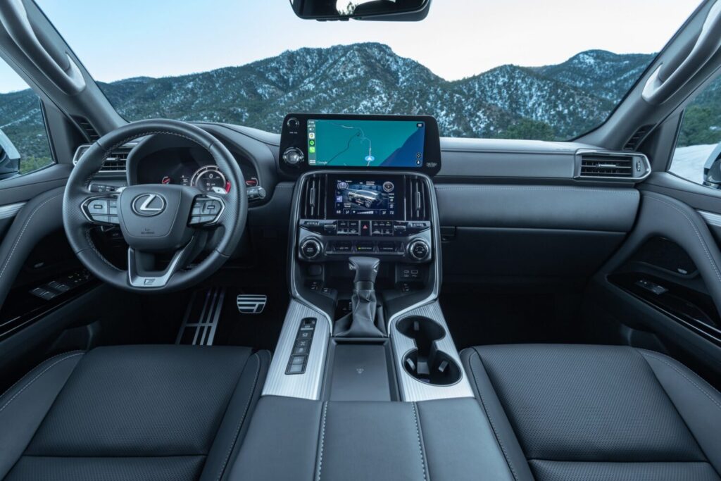 2027 Lexus LX 600 F SPORT interior
