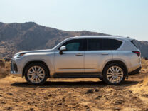 2027 Lexus LX in the desert