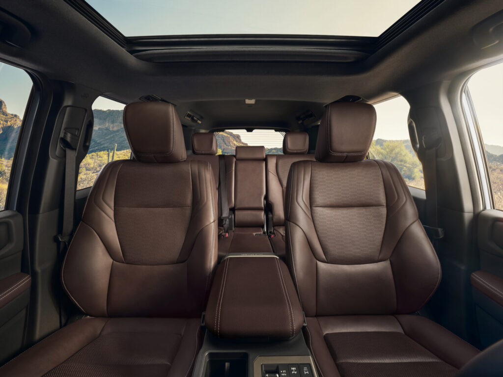 2027 Toyota Land Cruiser second-row seats