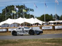 Camouflaged Lexus LFA Concept at the 2026 Goodwood Festival of Speed
