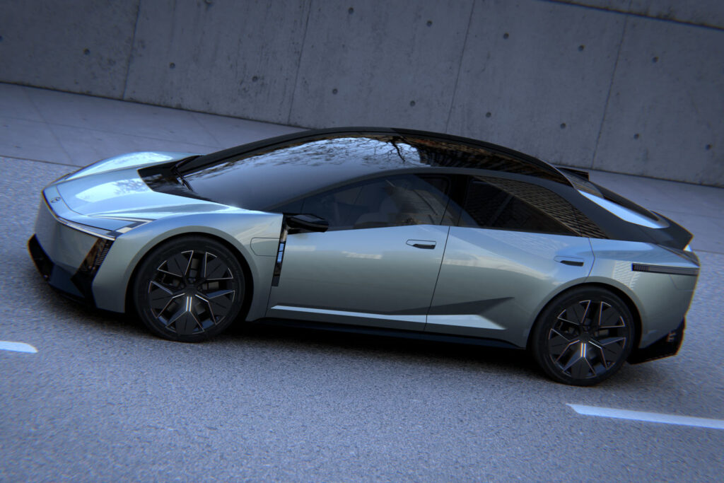 Toyota Corolla Concept shown at the 2025 Japan Mobility Show
